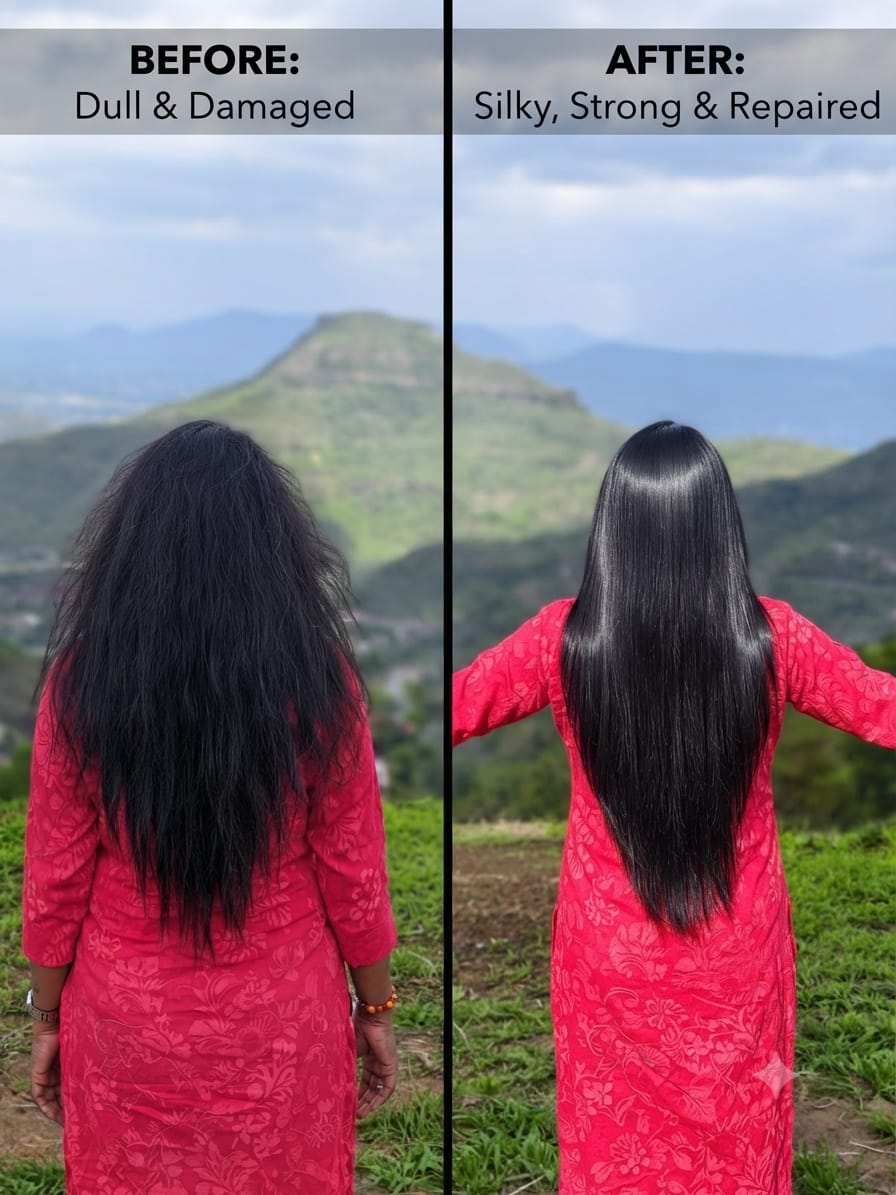 Anandi Ayurleaf Hair shampoo 18+ Ayurvedic Hearbs